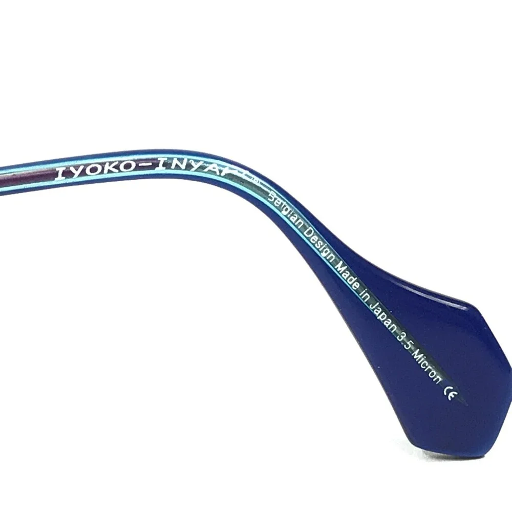 Iyoko-Inyake Eyeglasses Frames IY576 Col.103 Purple Pink Rectangular 44-18-140